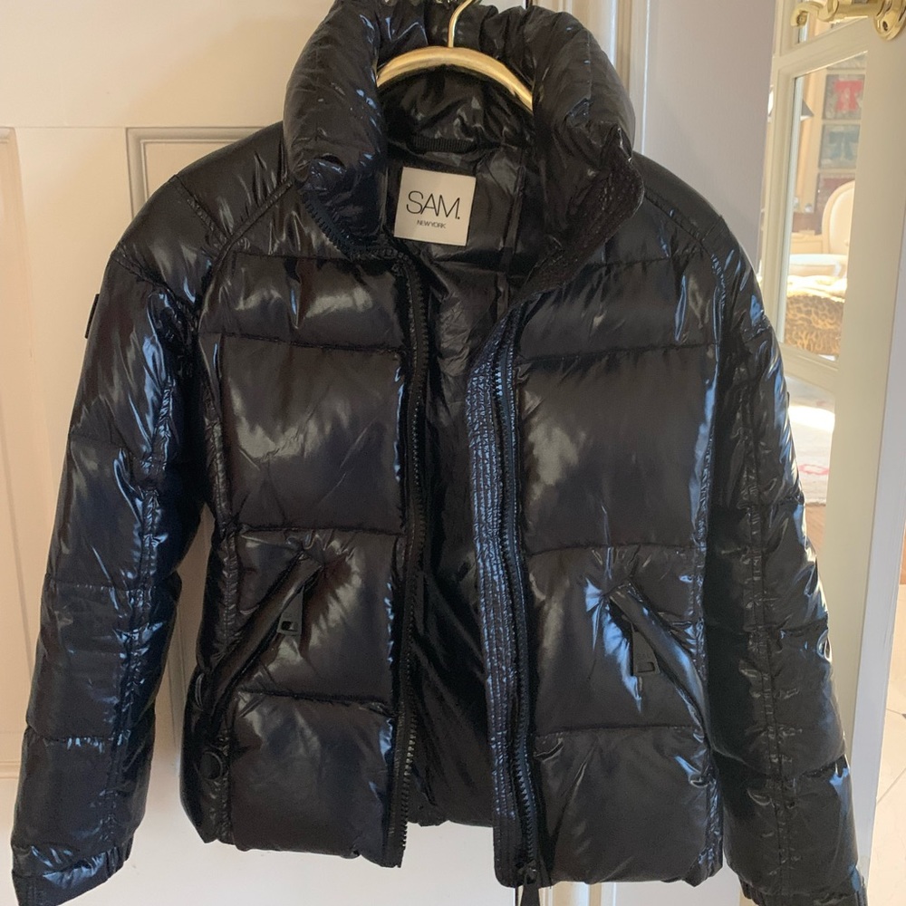 SAM. jacket in black size small